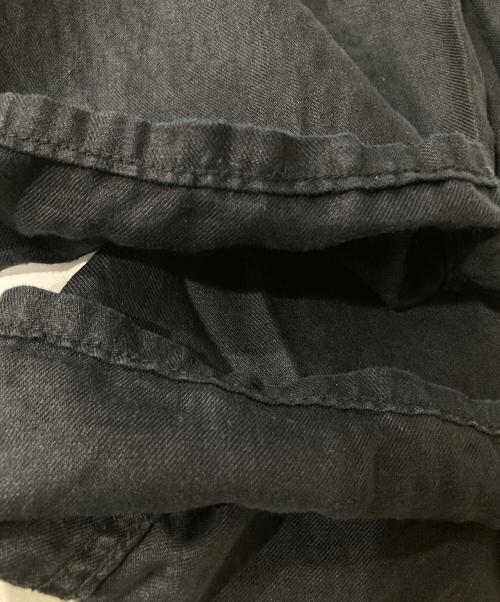 digawel（ディガウェル）DIGAWEL (ディガウェル) Puckering wide pants ブラック サイズ:2の古着・服飾アイテム
