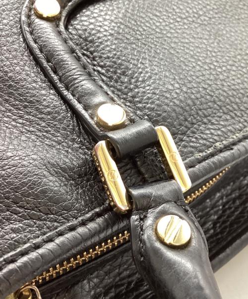 TORY BURCH（トリーバーチ）TORY BURCH (トリーバーチ) アマンダ ミニサッチェル 2WAY ハンドバッグ ブラックの古着・服飾アイテム