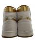 中古・古着 NIKE (ナイキ) WMNS AIR JORDAN 1 RETORO HI OG / FD2596-107 ゴールド×ホワイト サイズ:29：7000円