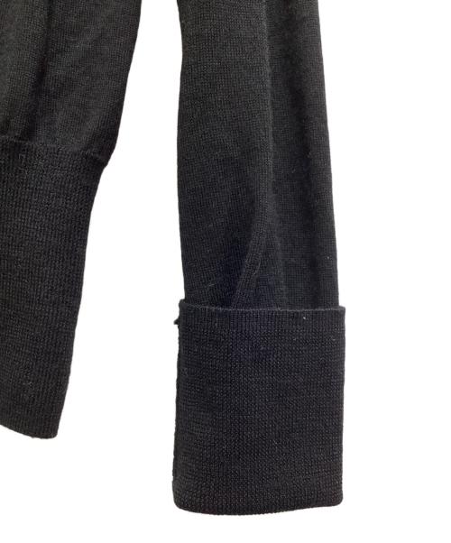 Vivienne Westwood RED LABEL（ヴィヴィアンウエストウッドレッドレーベル）Vivienne Westwood RED LABEL (ヴィヴィアンウエストウッドレッドレーベル) オーブ リボン 刺繍カーディガン / 357-55-11001 ブラック サイズ:2の古着・服飾アイテム