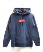 SUPREMEシュプリーム）の古着「Box Logo Hooded Sweat shirts」｜ネイビー