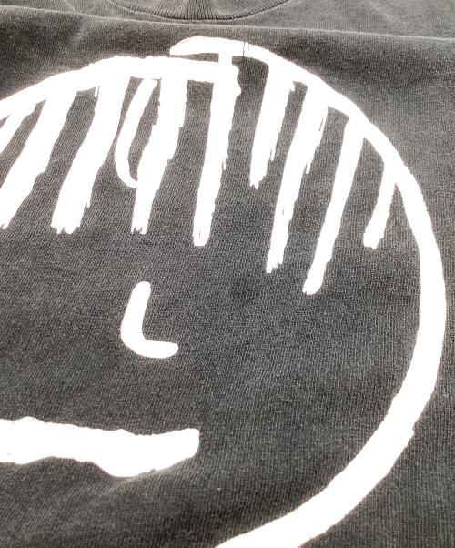FRUIT OF THE LOOM（フルーツオブザルーム）FRUIT OF THE LOOM (フルーツオブザルーム) ''OVERWORKED''プリントTシャツ ブラック サイズ:Mの古着・服飾アイテム