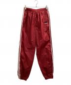 adidasアディダス）の古着「ナイロントラックパンツ」｜レッド