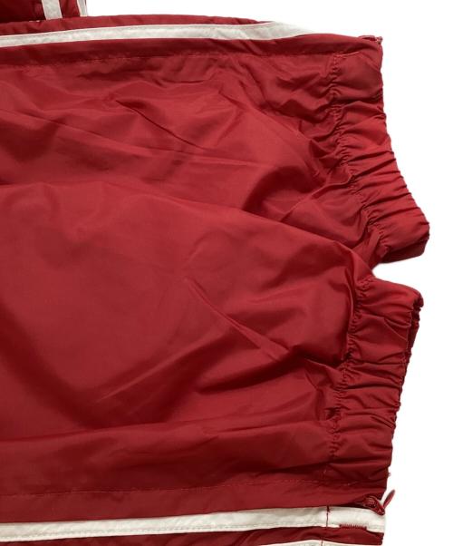 adidas（アディダス）adidas (アディダス) ナイロントラックパンツ レッド サイズ:Lの古着・服飾アイテム