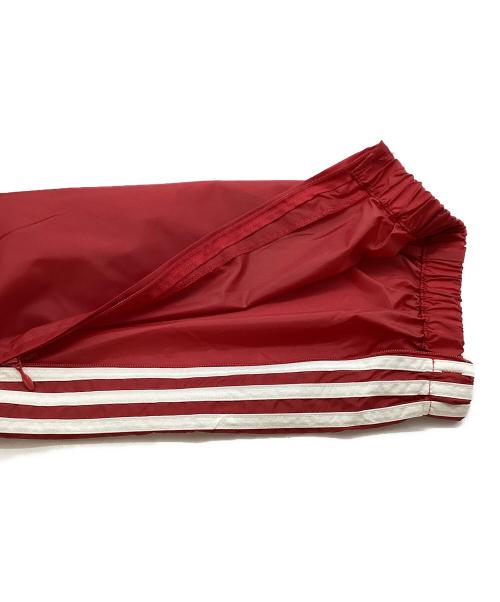 adidas（アディダス）adidas (アディダス) ナイロントラックパンツ レッド サイズ:Lの古着・服飾アイテム