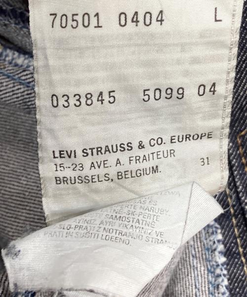 LEVI'S（リーバイス）LEVI'S (リーバイス) 1st TYPE デニムジャケット/ EURO / 70501 0404 インディゴ サイズ:Lの古着・服飾アイテム