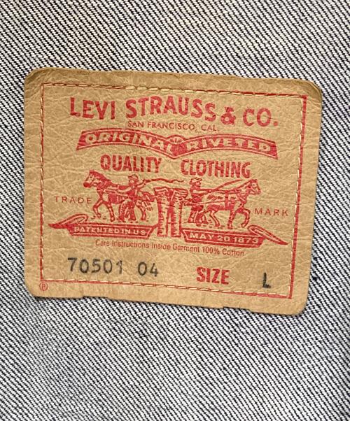 LEVI'S（リーバイス）LEVI'S (リーバイス) 1st TYPE デニムジャケット/ EURO / 70501 0404 インディゴ サイズ:Lの古着・服飾アイテム