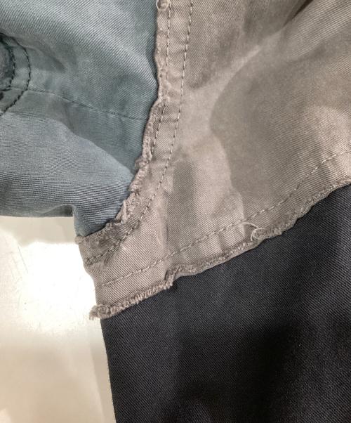 flagstuff（フラグスタフ）flagstuff (フラグスタフ) PATCH WORK SAFARI JACKET グレー サイズ:Lの古着・服飾アイテム