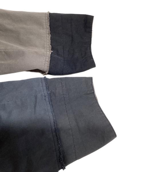 flagstuff（フラグスタフ）flagstuff (フラグスタフ) PATCH WORK SAFARI JACKET グレー サイズ:Lの古着・服飾アイテム