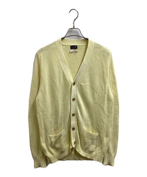 BROOKS BROTHERS（ブルックスブラザーズ）BROOKS BROTHERS (ブルックスブラザーズ) ニットカーディガン イエロー サイズ:42の古着・服飾アイテム