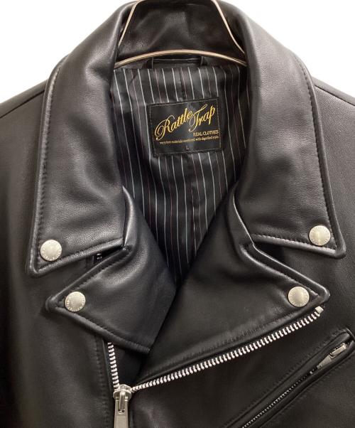 RATTLE TRAP（ラトルトラップ）RATTLE TRAP (ラトルトラップ) ラムレザーダブルライダース　/　M0523LJM211 ブラック サイズ:Lの古着・服飾アイテム