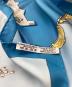 中古・古着 HERMES (エルメス) カレ90 PARURES DES SABLES ブルー：25000円