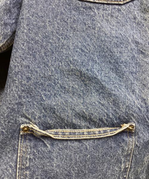 CarHartt（カーハート）CarHartt (カーハート) 裏地ブランケットデニムチョアコート　/　C59 DST インディゴ サイズ:Mの古着・服飾アイテム
