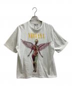 FREAK'S STOREフリークスストア）の古着「NIRVANA プリントTシャツ」｜ホワイト