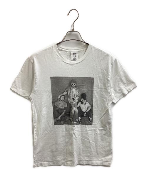 MINEDENIM（マインデニム）MINEDENIM (マインデニム) NIRVANA グラフィックT ホワイト サイズ:Mの古着・服飾アイテム