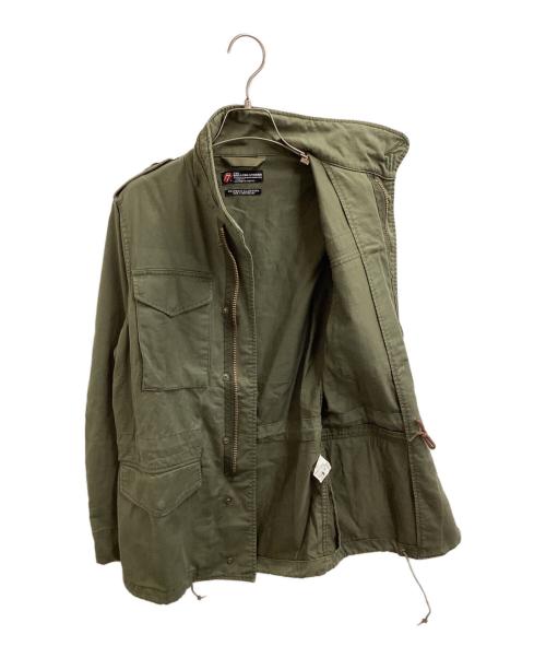 Hysteric Glamour（ヒステリックグラマー）Hysteric Glamour (ヒステリックグラマー) THE ROLLING STONES (ザ ローリングストーンズ) 30TH ANNIVERSARY M65ジャケット / 0241AB07 オリーブ サイズ:Sの古着・服飾アイテム