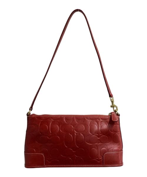 COACH（コーチ）COACH (コーチ) シグネチャーハンドバッグ / 7009 レッドの古着・服飾アイテム