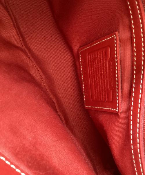 COACH（コーチ）COACH (コーチ) シグネチャーハンドバッグ / 7009 レッドの古着・服飾アイテム