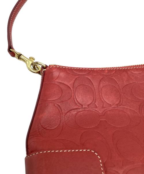 COACH（コーチ）COACH (コーチ) シグネチャーハンドバッグ / 7009 レッドの古着・服飾アイテム