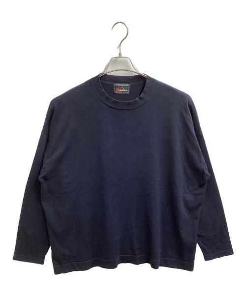 MEIAS（メイアス）MEIAS (メイアス) GOOD LONG TEE ネイビー サイズ:Lの古着・服飾アイテム