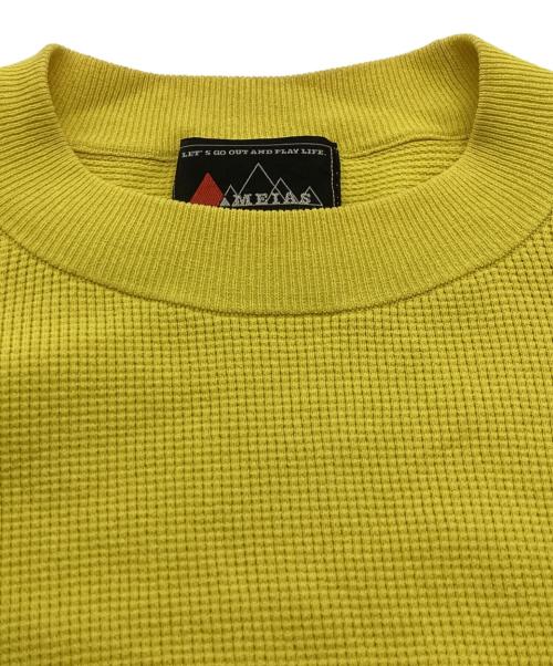 MEIAS（メイアス）MEIAS (メイアス) コットンニット / 19S-N006M イエロー サイズ:Lの古着・服飾アイテム