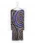 Emilio Pucci（エミリオ プッチ）の古着「marilyn dress　/　72JG52」｜ブラウン×ブルー