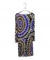 Emilio Pucci (エミリオ プッチ) marilyn dress　/　72JG52 ブラウン×ブルー サイズ:38：15000円