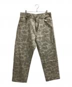 Carhartt WIPカーハート ワーク イン プログレス）の古着「DUCK LANDON PANT　/　I033755」｜カーキ
