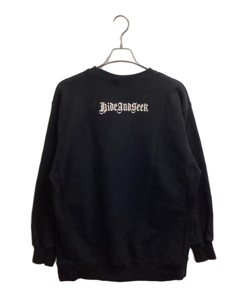 HIDE AND SEEK（ハイドアンドシーク）HIDE AND SEEK (ハイドアンドシーク) Eagle Sweat Shirt（イーグルスウェットシャツ）/ HC-090824 ブラック サイズ:XLの古着・服飾アイテム