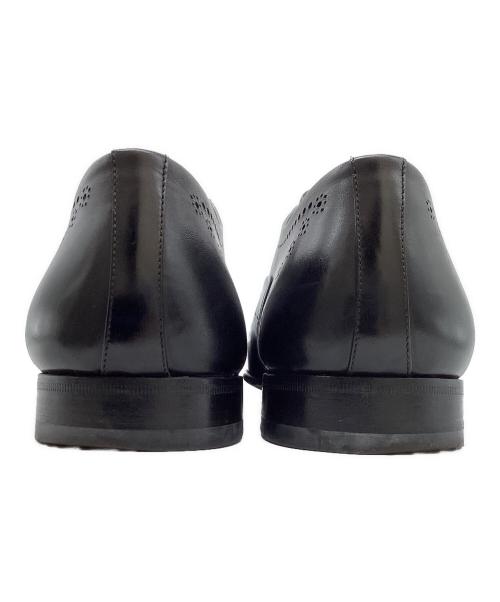 Santoni（サントーニ）Santoni (サントーニ) レースアップ メダリオンシューズ ブラック サイズ:9の古着・服飾アイテム