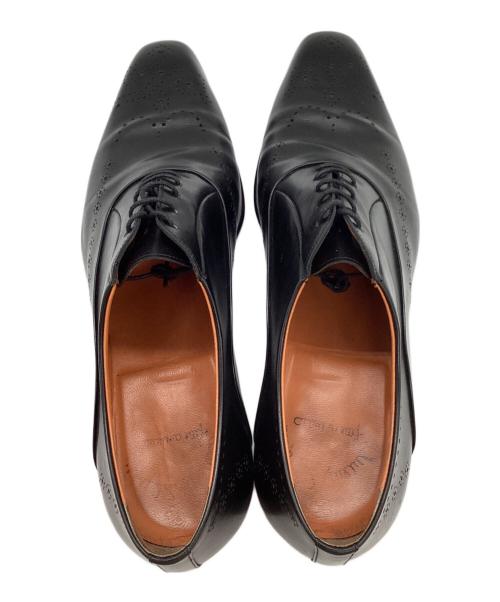Santoni（サントーニ）Santoni (サントーニ) レースアップ メダリオンシューズ ブラック サイズ:9の古着・服飾アイテム