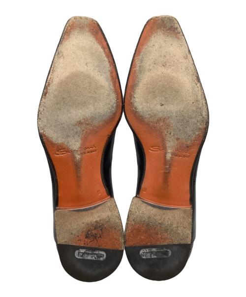 Santoni（サントーニ）Santoni (サントーニ) レースアップ メダリオンシューズ ブラック サイズ:9の古着・服飾アイテム