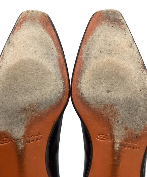 Santoni（サントーニ）Santoni (サントーニ) レースアップ メダリオンシューズ ブラック サイズ:9の古着・服飾アイテム
