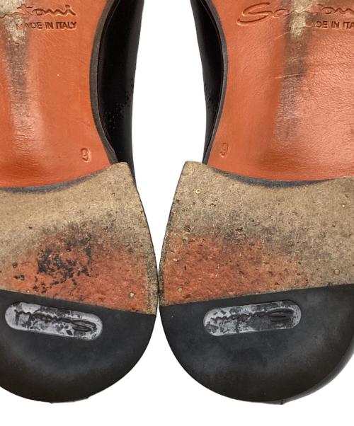 Santoni（サントーニ）Santoni (サントーニ) レースアップ メダリオンシューズ ブラック サイズ:9の古着・服飾アイテム