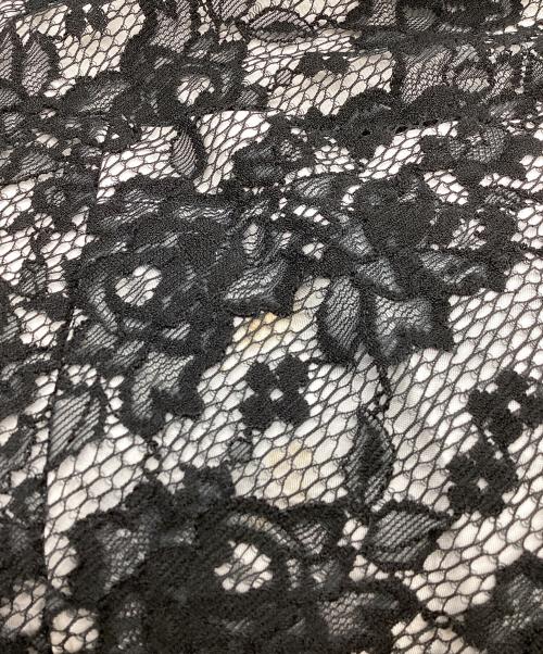 COMME des GARCONS（コムデギャルソン）COMME des GARCONS (コムデギャルソン) フラワーレースシャツジャケット / AD1993 / Synergy期 / 93AW ブラック サイズ:Mの古着・服飾アイテム