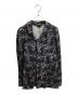 COMME des GARCONS（コムデギャルソン）の古着「フラワーレースシャツジャケット / AD1993 / Synergy期 / 93AW」｜ブラック