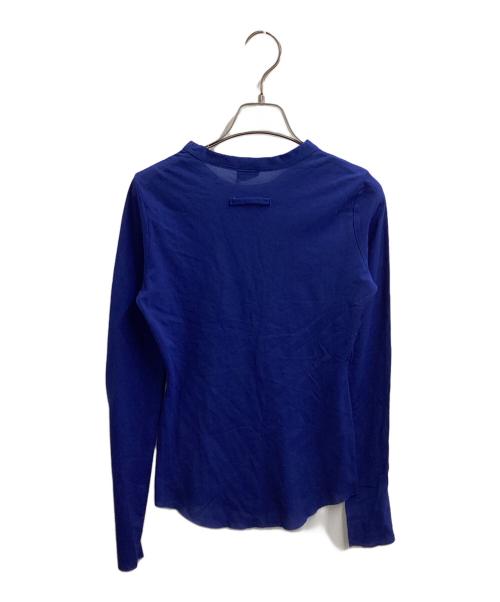 Jean Paul Gaultier FEMME（ジャンポールゴルチエ フェム）Jean Paul GAULTIER FEMME (ジャンポールゴルチエ フェム) パワーネットカットソー / CKK YG NS 0222 ブルー サイズ:40の古着・服飾アイテム