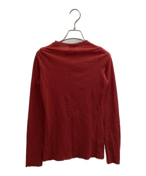 Jean Paul Gaultier FEMME（ジャンポールゴルチエ フェム）Jean Paul GAULTIER FEMME (ジャンポールゴルチエ フェム) パワーネットカットソー / CKK YG IS 0306 レッド サイズ:40の古着・服飾アイテム