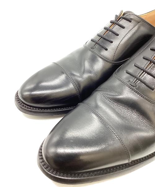 SCOTCH GRAIN（スコッチグレイン）SCOTCH GRAIN (スコッチグレイン) ストレートチップシューズ ブラック サイズ:241/2の古着・服飾アイテム
