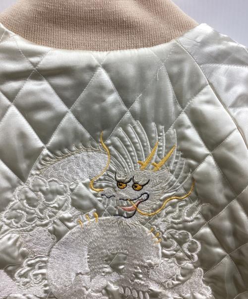 PINK DRAGON（ピンクドラゴン）PINK DRAGON (ピンクドラゴン) 30th LIMITED リバーシブルスカジャン ブラック×ホワイト サイズ:不明の古着・服飾アイテム