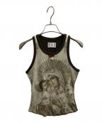 THE DAY DREAMERSザ デイ ドリームス）の古着「Maria Tear Drop Tank Top Latte / タンクトップ」｜オリーブ
