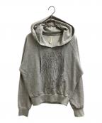 sculptor×Ed Hardyスカルプター×エド ハーディー）の古着「Angel Hoodie / エンジェルフーディー」｜グレー