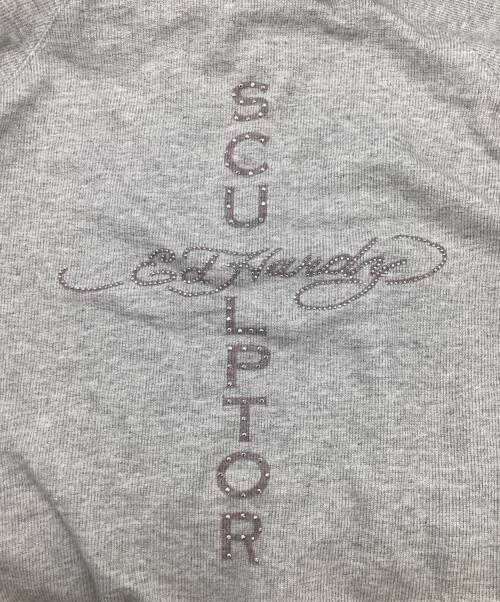 sculptor（スカルプター）SCULPTOR (スカルプター) ED HARDY (エド ハーディー) Angel Hoodie / エンジェルフーディー  グレー サイズ:Sの古着・服飾アイテム