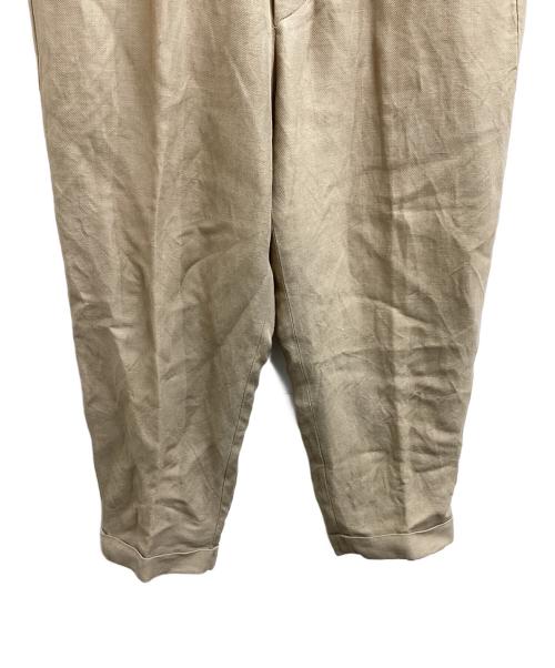 Societe Anonyme（ソシエテアノニム）SOCIETE ANONYME (ソシエテアノニム) コットンリネンパンツ / イタリア製 ベージュ サイズ:50の古着・服飾アイテム