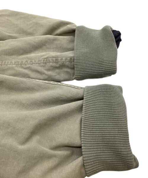 GRIFFIN（グリフィン）GRIFFIN (グリフィン) ワイヤーフードロングコート オリーブ サイズ:Mの古着・服飾アイテム
