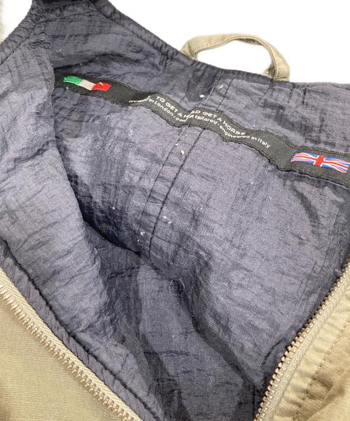GRIFFIN（グリフィン）GRIFFIN (グリフィン) ワイヤーフードロングコート オリーブ サイズ:Mの古着・服飾アイテム