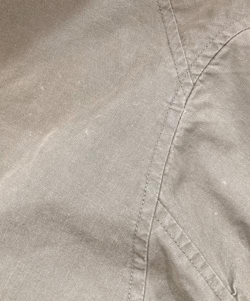 GRIFFIN（グリフィン）GRIFFIN (グリフィン) ワイヤーフードロングコート オリーブ サイズ:Mの古着・服飾アイテム