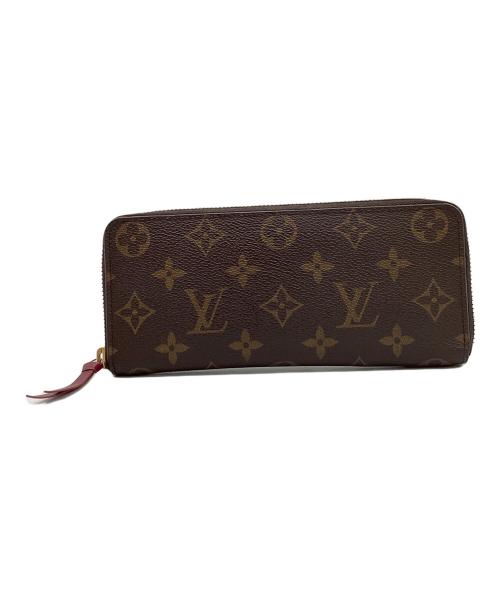 LOUIS VUITTON（ルイ ヴィトン）LOUIS VUITTON (ルイ ヴィトン) ポルトフォイユ・クレマンス ロングジップウォレット/M60742 フューシャの古着・服飾アイテム