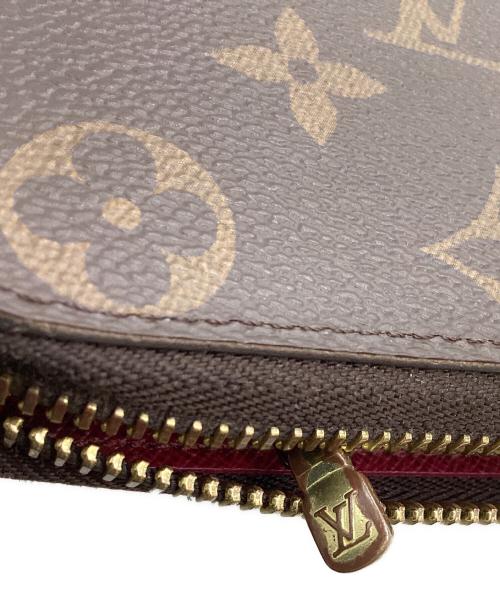 LOUIS VUITTON（ルイ ヴィトン）LOUIS VUITTON (ルイ ヴィトン) ポルトフォイユ・クレマンス ロングジップウォレット/M60742 フューシャの古着・服飾アイテム