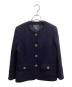 Burberry's (バーバリーズ) 金釦 ツイード セットアップ ネイビー サイズ:9：12000円